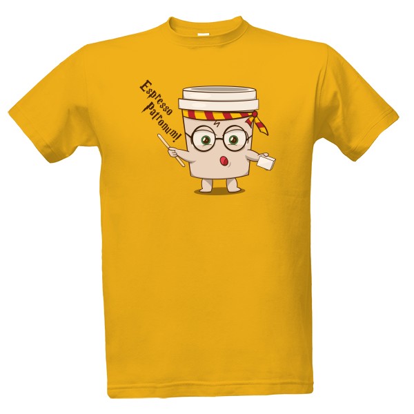 Tričko s potiskem Espresso Patronum