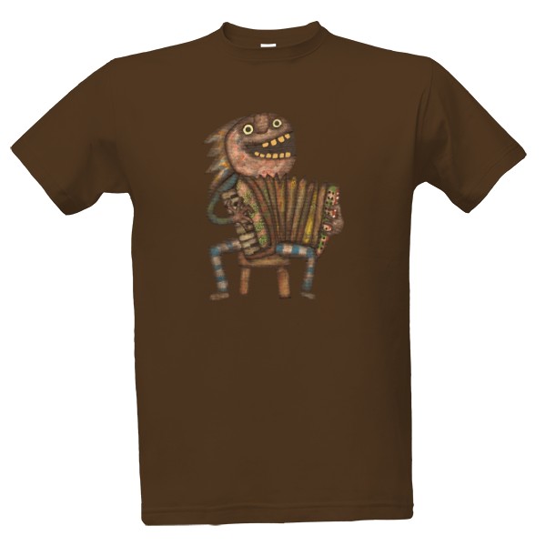 Tričko s potiskem Harmonikář