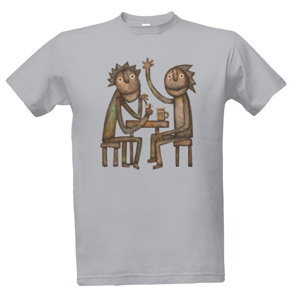 Tričko s potiskem Na pivu