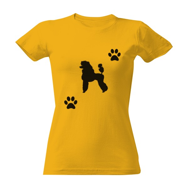 Tričko s potiskem Pudl tlapky