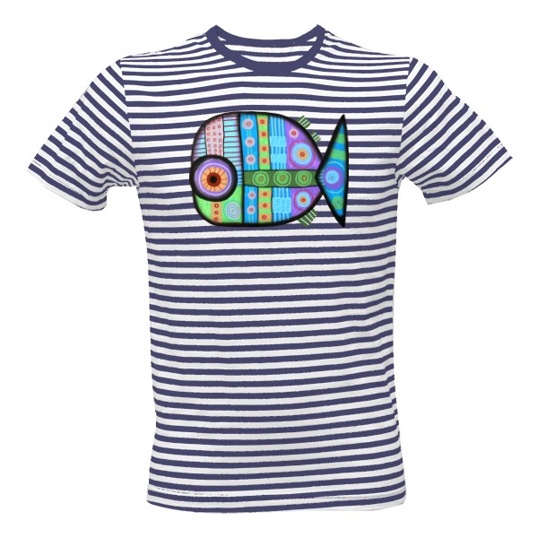 Tričko s potiskem Ryba co snědla loď 