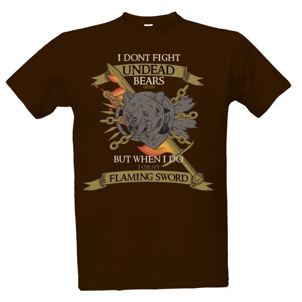 Tričko s potiskem Undead bears